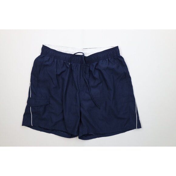 Vintage Nike Mens XL Faded Travis Scott Big Swoosh Above Knee Lined Cargo Shorts - Picture 1 of 10
